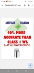 Certified Calibration Weight Mettler New! Class E2 100 GRAM,40% More Accurate!. Fixed Price $169.00.