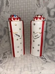 Vintage Napco Christmas Mid Century Modern Salt &pepper Gifts Japan 1962 ICX5400. Fixed Price $18.99.