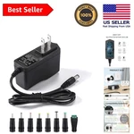 Universal 12V 2A Power Adapter With Intelligent Output & 8 Tips For Flexibility. Fixed Price $20.76.