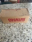 Ohaus Balance Scale Vtg Mechanical 1200-50 School Science And Trays. Fixed Price $20.00.
