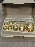 Ohaus 9 Pc Brass Metric Weight Calibration Set In Box Sto-a-weigh 100G. Fixed Price $31.50.