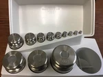 Ohaus 12 Pieces Sto-a-weigh Stainless Steel Metric Scale 1G 500G. Fixed Price $99.95.