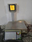 Mettler Toledo Bpro Label Printing Scale With Pole Display - Good Condition. Fixed Price $750.00.