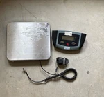 Ohaus ES50R Scale Stainless Steel (stained But Works With Power Adapter. Fixed Price $115.00.