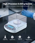 Vevor Analytical Balance, 200 X 0.001 G, High Precision Accuracy Lab Scale, 13. Fixed Price $101.95.