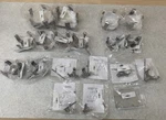 Lot Of 18 Thermo Scientific Flask Clip Assembly In Assorted Sizes & Plate Tray. Fixed Price $699.99.