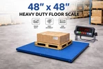 Prime Scales 48"X48" Pallet Floor 10000LB W/ Indicator Calibration Cert. Fixed Price $699.99.