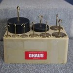 Vintage Ohaus 5591 Hooked Weight Piece Gram Set Open Block Complete. Fixed Price $24.95.