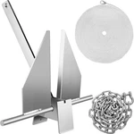 Vevor Boat Kit 13 Lb Fluke Style Anchor, Hot Dipped Galvanized Steel. Fixed Price $125.54.