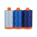 Aurifil House Collections 3 Large Spools 50WT Cotton Thread Solid - 1422YDS Each. Fixed Price $35.99.