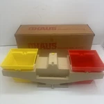 Ohaus Primer Balance 80410 Red Yellow Plastic Scale New Original Box 1976 Vtg. Fixed Price $13.99.