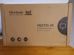 New! Viewsonic VG2755-2K 27" Ips 1440P Monitor With Usb 3.1, Hdmi, Displayport. Fixed Price $200.00.