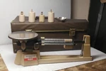 Vintage Ohaus Triple Beam Balance Metal Scale 2610G W/ Case - Dm. Fixed Price $100.00.