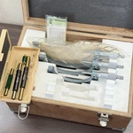 Mitutoyo Outside Micrometer Set, Carbide Tips Standards, 3-6" Range 0.0001". Fixed Price $379.95.