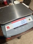 Ohaus Ranger 3000 R31P6 Tabletop Scale Stainless Steel Platform Backlit Display. Fixed Price $500.00.