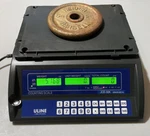 Uline JCE-30K 60LBX.002LB Digital Counting Scale Tested With Power Cable Works. Fixed Price $40.00.