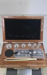 Vintage Christian Becker Balance Weights Set Wood Case & Tweezers -35P. Fixed Price $44.10.