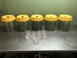 Lot Of 5 Bbl Gaspak Anaerobic Systems Large Jars. Fixed Price $1750.00.