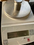 Ohaus Adventurer Lab Scale Model ARD110 4100G X 0.1G. Fixed Price $200.00.