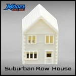 Suburban Row House #4 - Two Story Scale 1:160 White. Fixed Price $6.99.