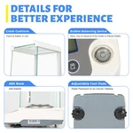 110V Analytical Balance Lab Digital Precision Scale 0.1MG X 0.0001G BSM120.4. Fixed Price $247.05.