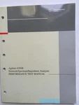 Agilent Hp 4396B Analyzer Performance Test Manual P/n 04396-90130. Fixed Price $29.99.