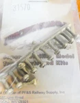 Precision Scale Ho #31570 Vents, Coach Roof (brass Casting) 1/87TH. Fixed Price $11.40.