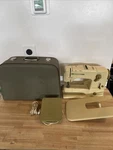 Bernina Record 730 Sewing Machine W/ Case, Pedal Table - Working Tested. Fixed Price $292.50.