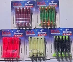 9 Doa Shrimp 3" & 4" + Hooks Weights Choose 5 Colors. Fixed Price $13.99.