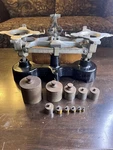 Antique Cenco Central Scientific Balance Scale Cast Iron. Fixed Price $100.00.