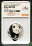 2017 China Ngc Pf 69 Uc 39 Gram Silver Medal Show Panda Ana Denver. Fixed Price $599.99.
