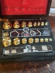Troemner Apothecary Pharmacy Calibration Scale Set 31. Fixed Price $85.00.