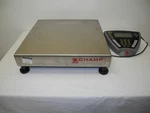 Ohaus Champ Square CQ50L Hd Benchtop Scale W/ CD-33 Indicator & Psu 100LBS/50KG. Fixed Price $395.00.