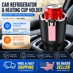 Car Refrigerator Heating Cooling Cup Holder 12V Smart Drink Warmer Cooler. Fixed Price $29.99.