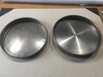 (2) W.s. Tyler PANS8" Half Height & Mid Mining Sand, Gravel, Coal,. Fixed Price $45.00.