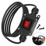 Inline Power Switch Waterproof IP66 Heavy Duty Red Lighted Button 20A 125V Ac. Fixed Price $28.25.