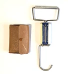 Chatillon Luggage Spring Scale 30 Lbs 15 Kg With Leather Case Made Germany. Fixed Price $7.16.