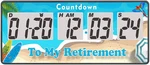 Yooreal Digital 9999 Days Countdown Timer Clock,retirement Blue. Fixed Price $22.99.