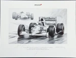 Ayrton Senna & Ron Dennis Original Hand Signed Print 100 Mclaren Wins Formula. Fixed Price $19999.00.