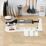Lab Triple Beam Balance Scale 2610G X 0.1G Stainless Steel Retro Lightweight. Fixed Price $51.14.