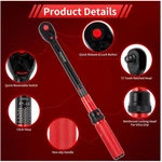 High Precision Torque Wrench 10-170 Ft.lb, Dual Range Scales. Fixed Price $62.99.