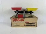 Vintage Ohaus School Balance Metal Scale Model 1200 W/brass Metric Weight Set. Fixed Price $21.67.