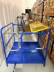 Vestil WP-4848 Forklift Work Platform, Load Cap. 1000 Lb,treadplate Floor, Dual. Fixed Price $240.00.