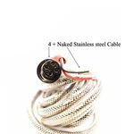 15' Cable W/ Connector For Pallet & Floor Scale Indicator 4 Prong Regular+naked. Fixed Price $94.80.