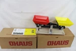 Ohaus Balance Scale 1200-00 Classroom/homeschool Red Yellow Trays. Fixed Price $44.99.