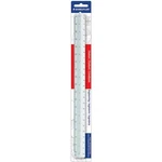 Staedtler 12-INCHES Engineers Triangular Scale (98718-34BK) White. Fixed Price $13.99.