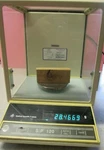 American Scientific Electronic Balance Scale Cat. No. B1240-2. Fixed Price $85.00.