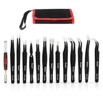 Kaisi 14 Pcs Precision Tweezers Set Anti-static Esd Kit With 13. Fixed Price $24.61.