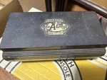 Ohaus Sto-a-weigh Vintage Weight Scale Set. Fixed Price $35.00.