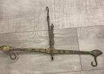 Vintage Brass Hanging Equal Arm Balance Scales No Cups. Fixed Price $24.99.